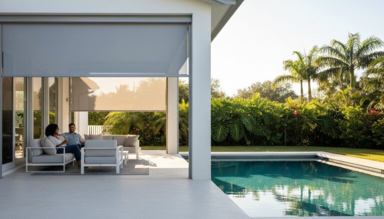 Elevate Your Coral Springs Outdoor Living with Motorized Patio Shades