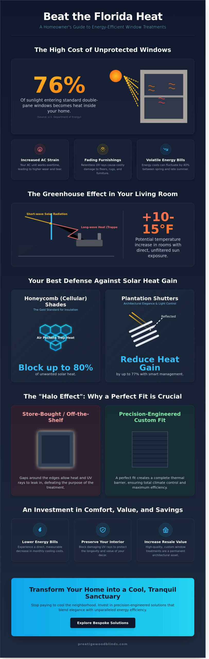 Energy Efficient Window Treatments in Coral Springs: A Homeowner's Guide to Lowering Cooling Costs