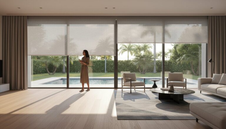 Motorized Roller Shades in Coral Springs: Elevating Luxury and Climate Control