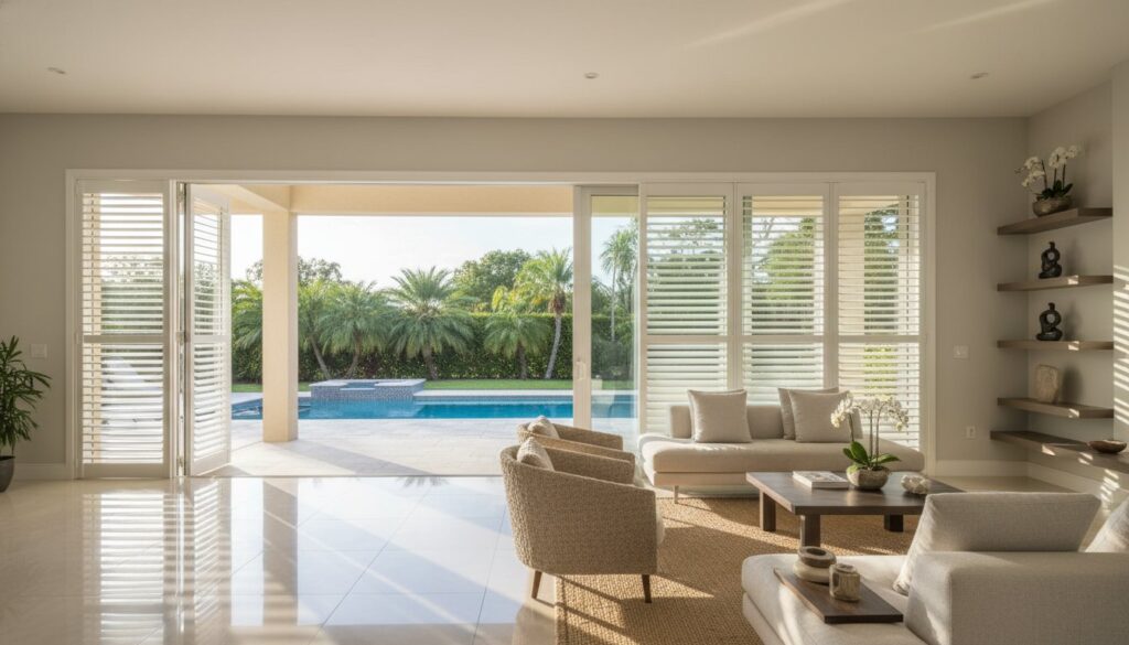 Plantation Shutters for Sliding Glass Doors in Coral Springs: An Elegant 2026 Guide