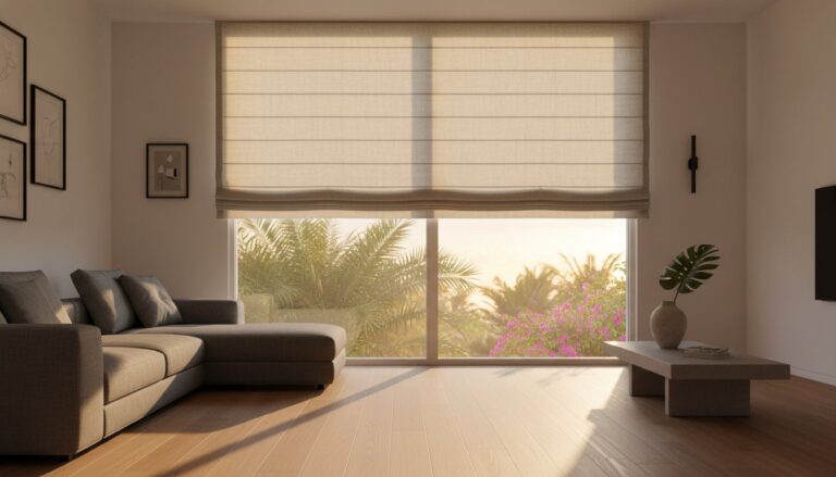 Elegant Roman Shades in Coral Springs: A Guide to Timeless Style and Light Control