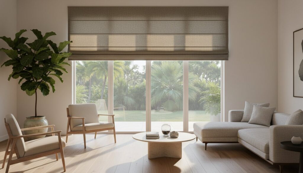 Elegant Roman Shades in Coral Springs: The 2026 Connoisseur’s Guide