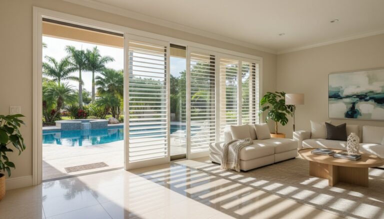 Plantation Shutters for Sliding Glass Doors in Coral Springs: The 2026 Design Guide