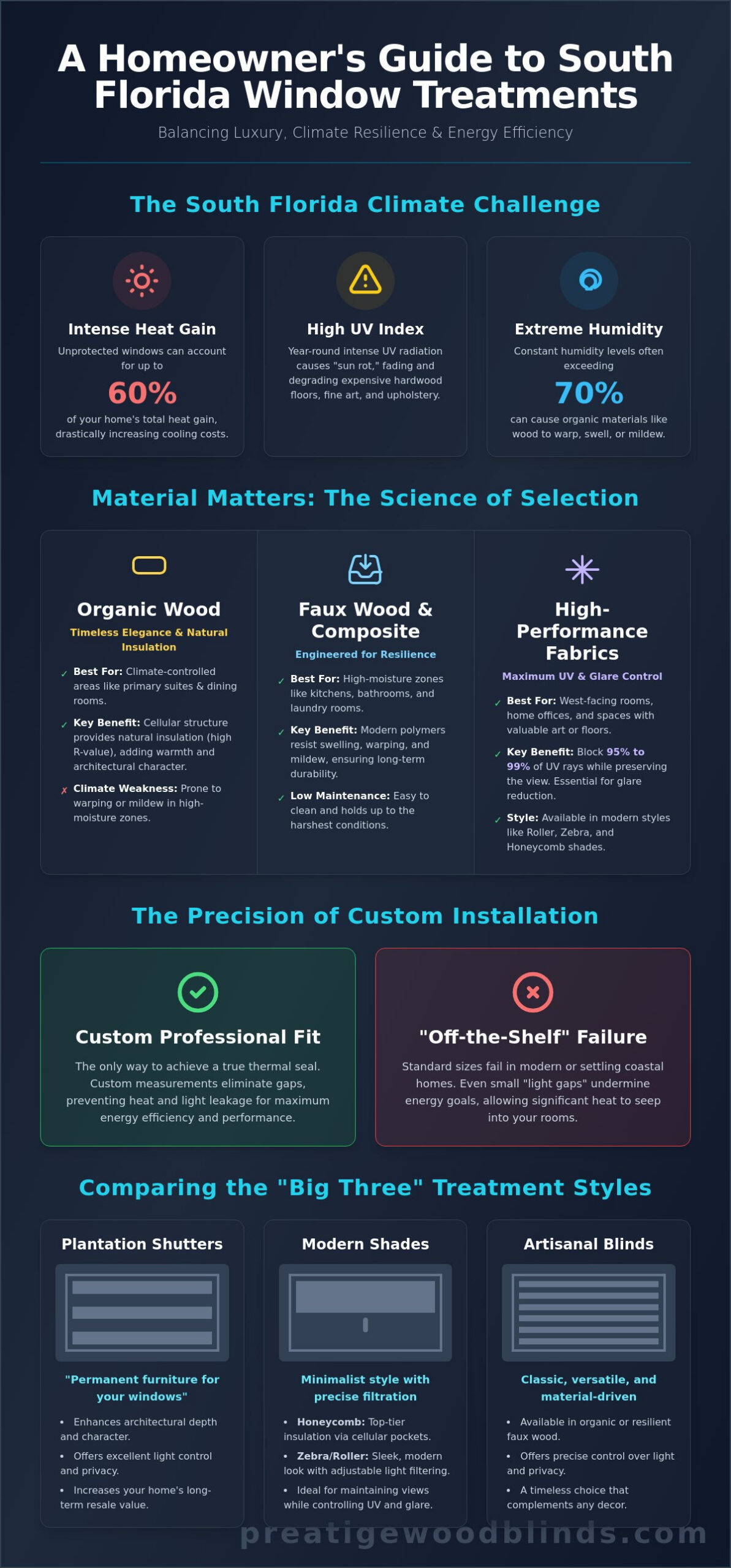 How to Choose Window Treatments in South Florida: The 2026 Homeowner’s Guide